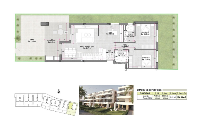 Nieuwbouw Woningen · Apartment · Alhama De Murcia · Condado De Alhama