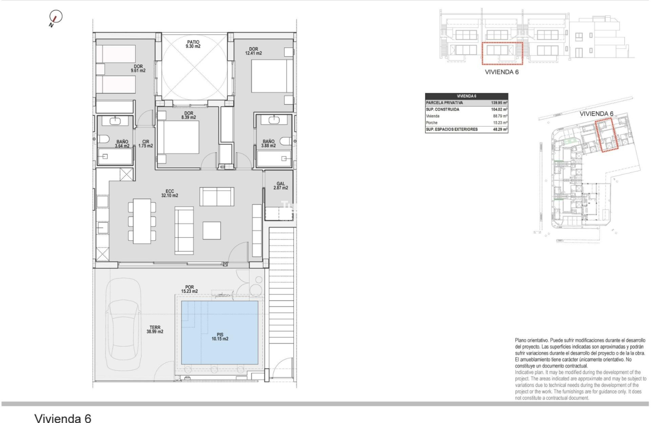 Nieuwbouw Woningen · Bungalow · Pilar de la Horadada · pueblo