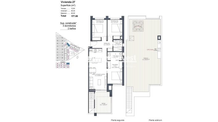 Nieuwbouw Woningen · Penthouse · Los Alcazares · Serena Golf