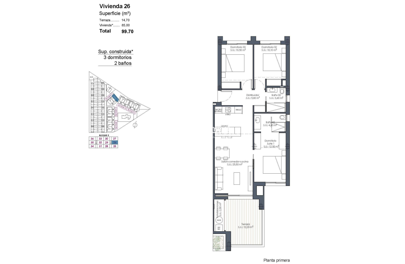Nieuwbouw Woningen · Apartment · Los Alcazares · Serena Golf