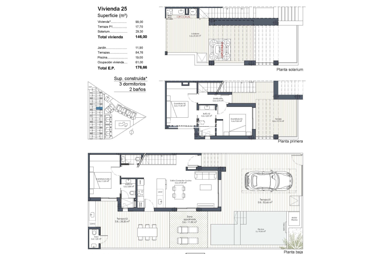 Nieuwbouw Woningen · Quad House · Los Alcazares · Serena Golf