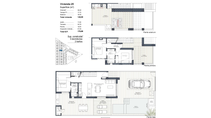 Nieuwbouw Woningen · Quad House · Los Alcazares · Serena Golf