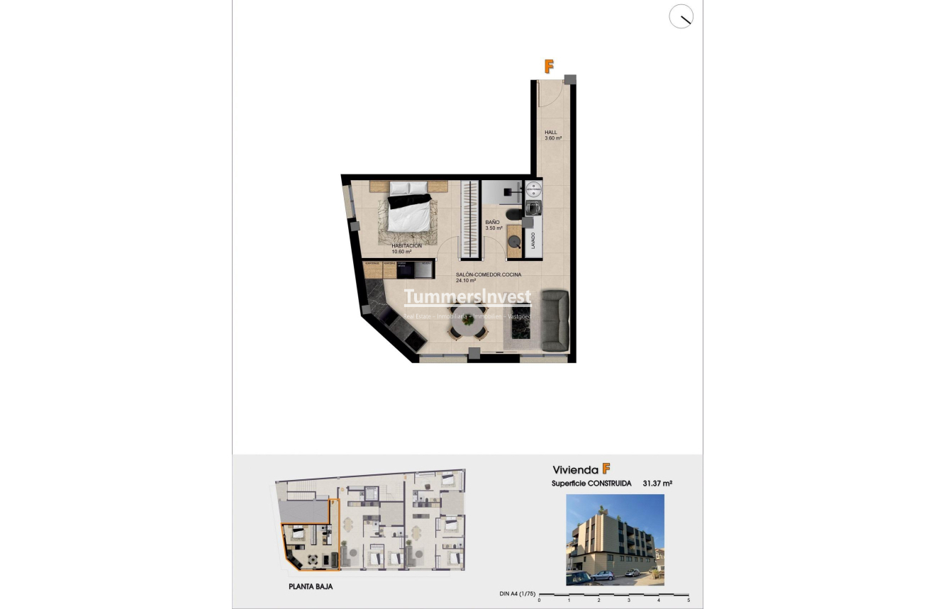 Nieuwbouw Woningen · Apartment · Catral · pueblo