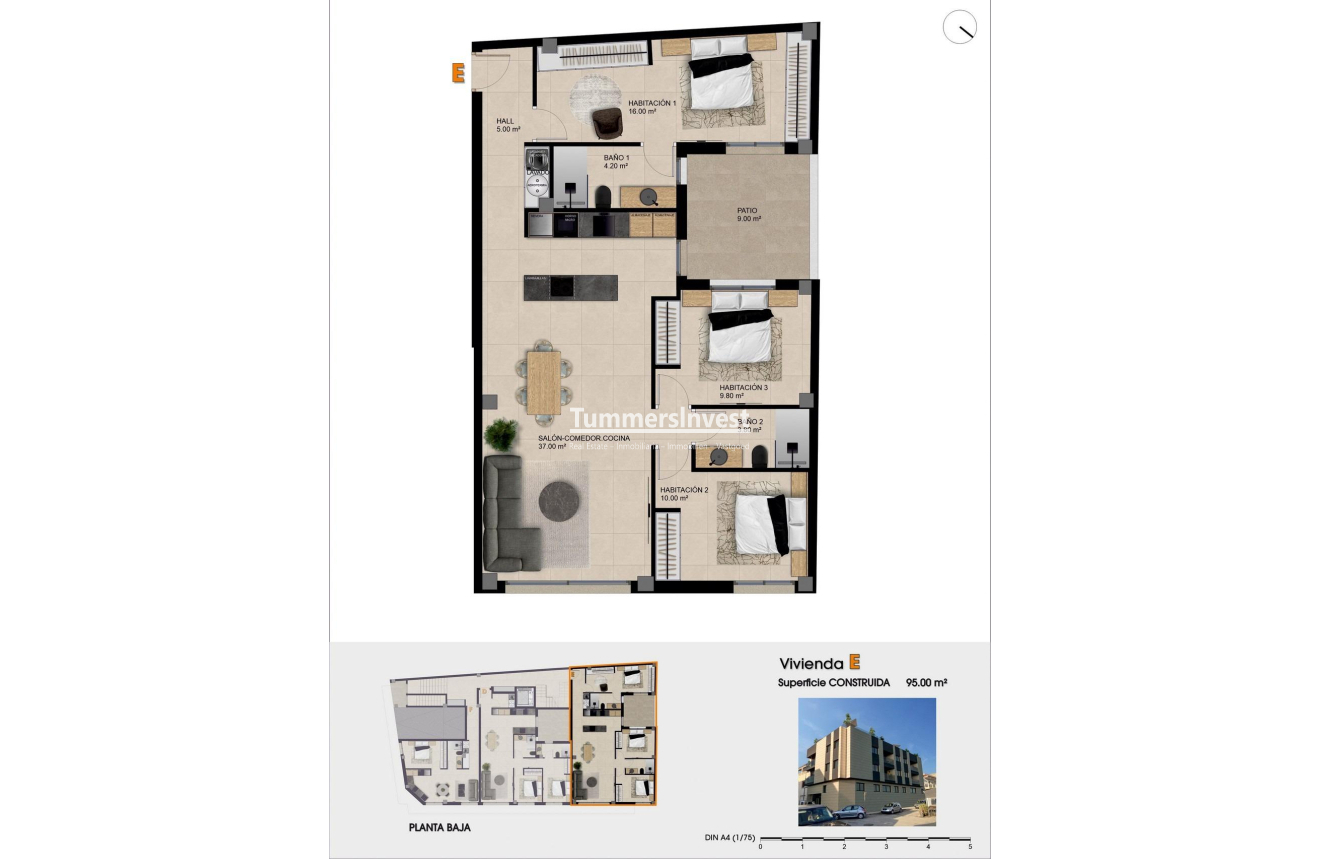 Nieuwbouw Woningen · Apartment · Catral · pueblo