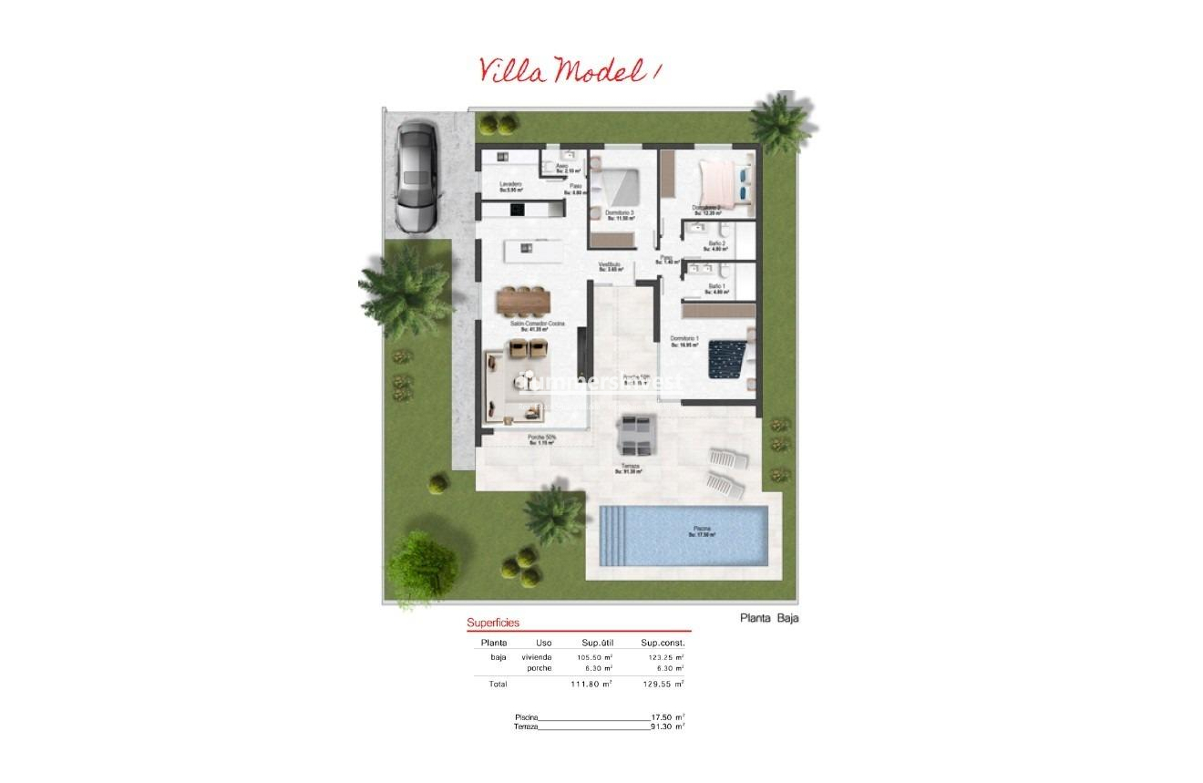 Nieuwbouw Woningen · Villa · Banos y Mendigo · Altaona Golf