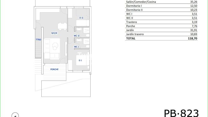New Build · Bungalow · San Miguel de Salinas · Pueblo