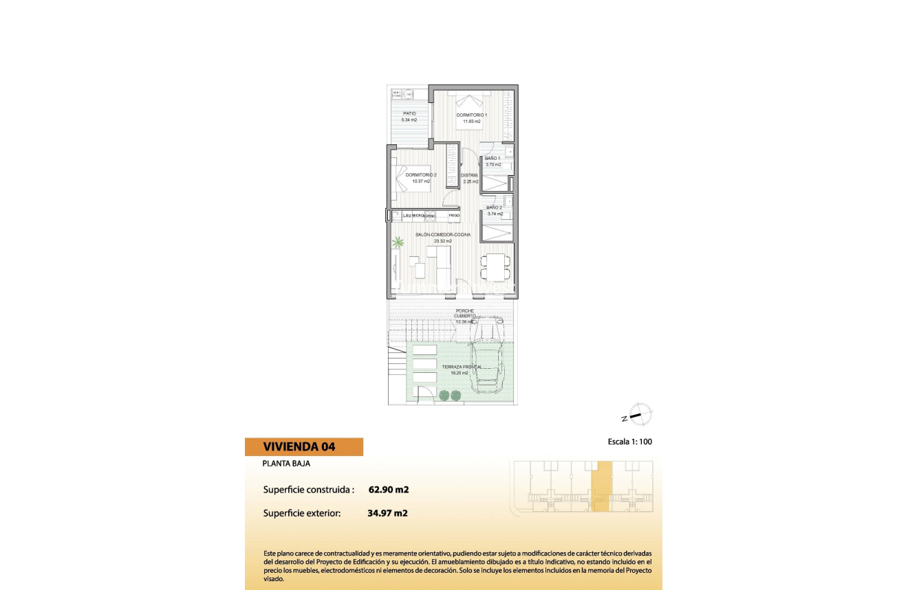 Obra nueva · Bungalow · San Pedro del Pinatar · El Salero