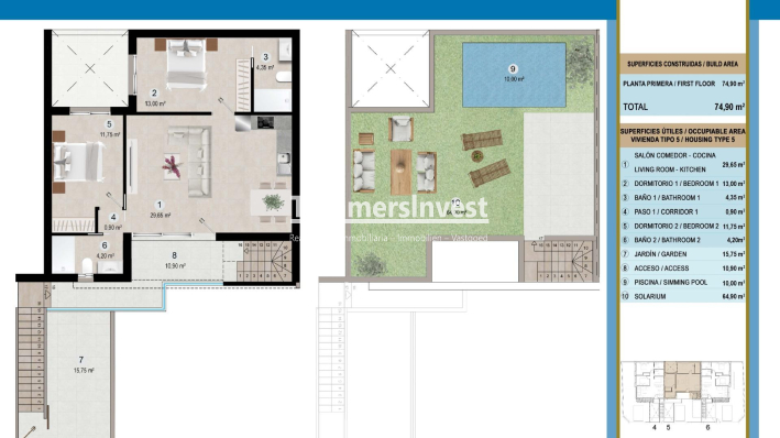 Nieuwbouw Woningen · Bungalow · San Pedro del Pinatar · Lo Pagan