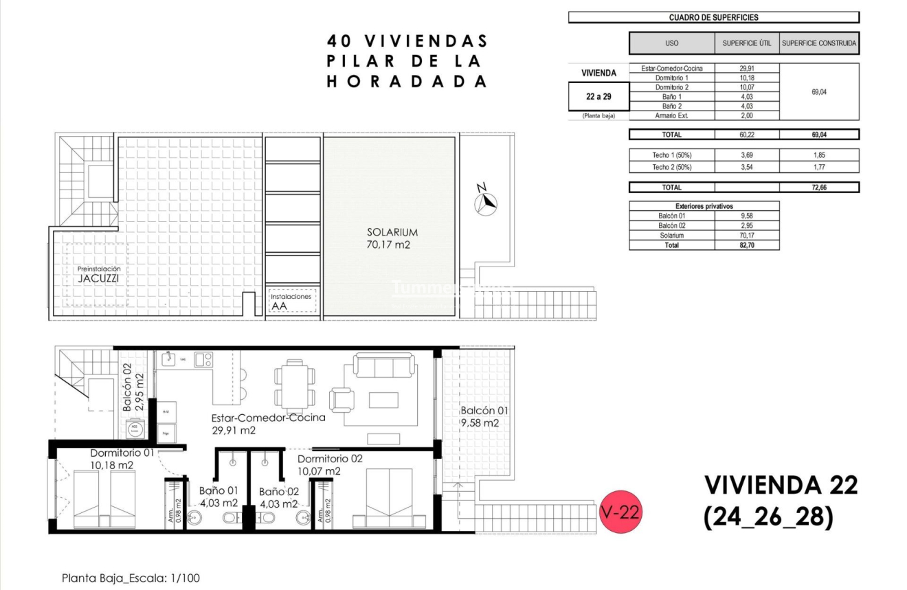 Nieuwbouw Woningen · Bungalow · Pilar de la Horadada · pueblo