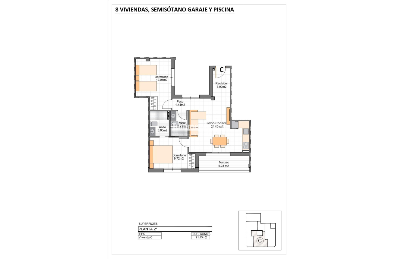 Nieuwbouw Woningen · Penthouse · San Pedro del Pinatar · Lo Pagan