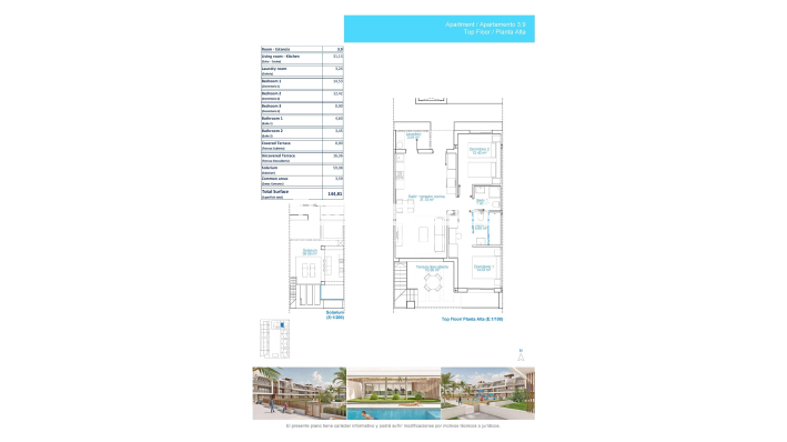 Nieuwbouw Woningen · Penthouse · Pilar de la Horadada · Playa de las Higuericas